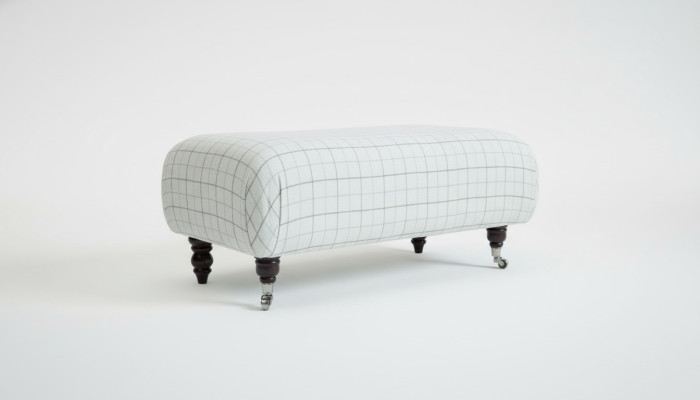 Chesterfield podnožka Ottomane, klasická stolička, odkládací, relaxační křeslo, lavice, nová.
