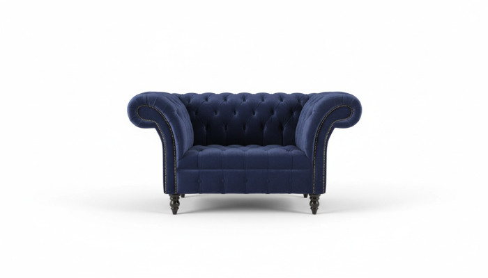 Chesterfield designová pohovka křeslo gauč čalounění luxusní klasická textilní pohovky