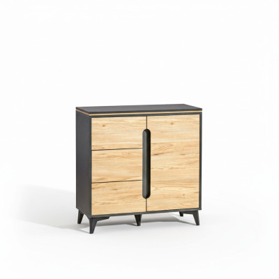 Komoda Highboard Sideboard Skříň Moderní sbírka dekorací obývacího pokoje.