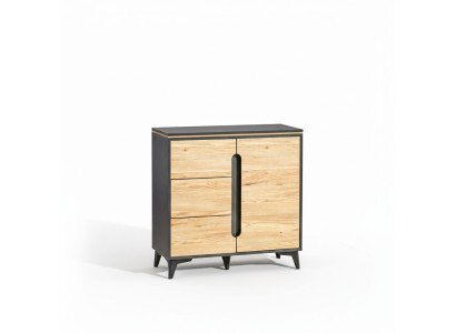 Komoda Highboard Sideboard Skříň Moderní sbírka dekorací obývacího pokoje.