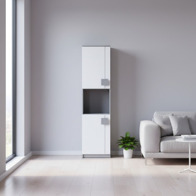 Regál obývací pokoj Stojan na regály Regály Praktický Police Police Nábytek Stěna
