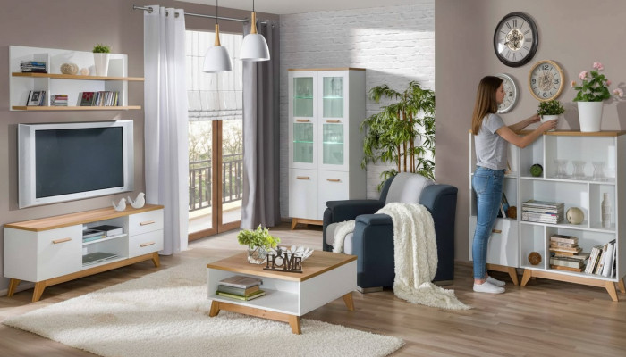 Kredence skříň highboard obývací pokoj designérské komody