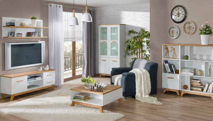 Kredence skříň highboard obývací pokoj designérské komody