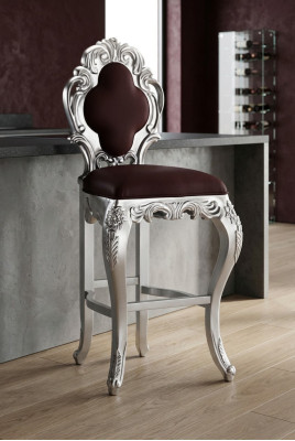 Hocker Barhocker Královská židle Chesterfield Samet 1 Sedačka Starožitný Stylidle