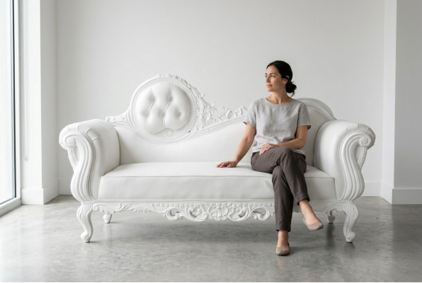 Liege Thron Chaiselongue Königlicher Polster Chesterfield Samt Antik Stil Sessel