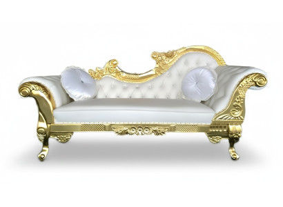 Noble Chesterfield Recamiere v antickém stylu Chaiselongue Chaise Longue Sofa Liege Neu