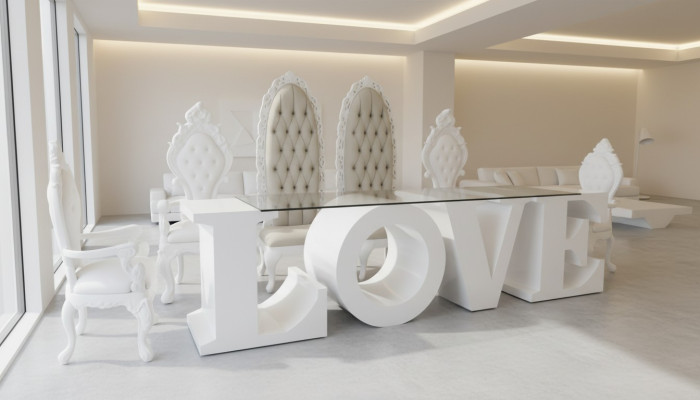 Hochzeit Luxus Esstisch Tisch Barock Rokoko Massiv Klassische Tische