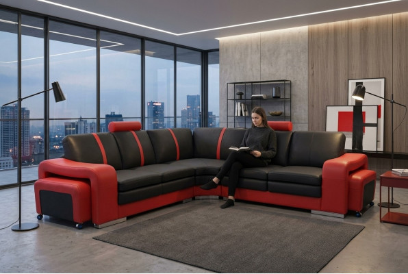 Design rohová pohovka čalouněný sedadlo krajinná sestava moderní nábytek pohovky