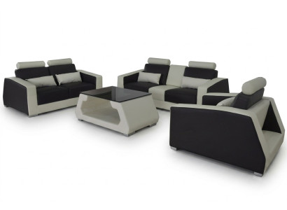 Polster Sofa Couchen Sofas Couch Garnitur Design Garnituren 3+2+1 Sessel