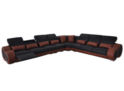 Design Ecková sedací souprava, potah sedací souprava z kůže, moderní sedací soupravy, nové gauče
