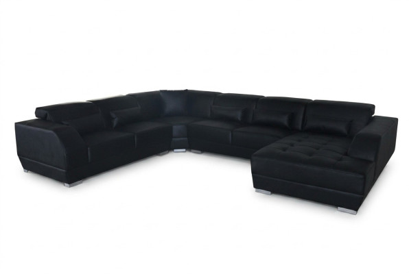 Eckcouch Sitz Lederpolstergarnitur Design Ecke Wohnlandschaft Sofas Nová pohovka