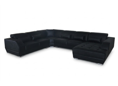 Eckcouch Sitz Lederpolstergarnitur Design Ecke Wohnlandschaft Sofas Nová pohovka