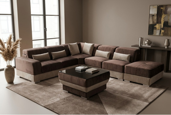 Leder Eck Sofa Couch Polster Couchen Wohnlandschaft Luxus Garnitur Ecke Sofas