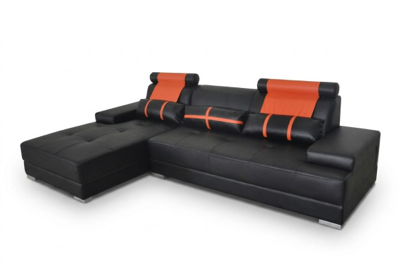 Design kůže Polstergarnitur XXL Sedací pokoj Nábytková souprava Pohovka Designový rohový model