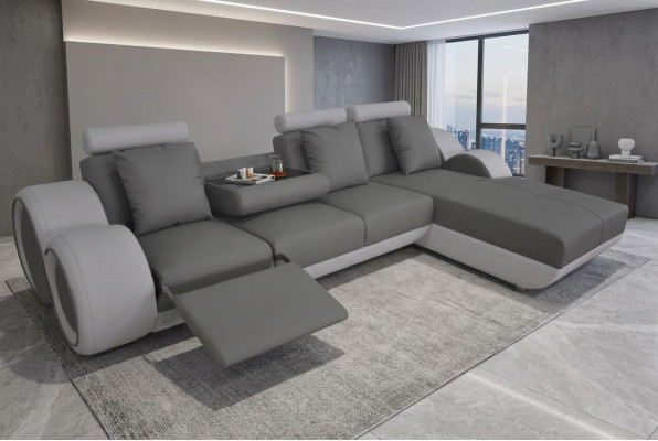 Design Sofa Couch Eck Leder Eck Garnitur Ecke Landschaft Polster L Form Návrhová pohovka gauč rohová kůže rohová sestava krajina polstr L tvar