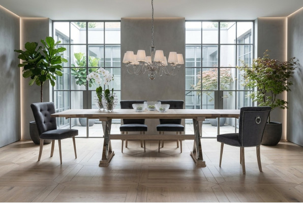 Jídelní stůl ze dřeva, jídelní sestava, sada židlí, nová skupina stolů, design 6.