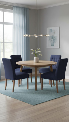 Chesterfield židle Set Design Polstrovaný křeslo Skupina 4x nové židle Souprava