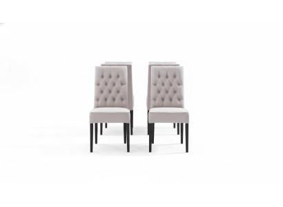 Chesterfield Stuhl Set Design Lehn Stühle Polster Sessel Gruppe 8x Neu Garnitur
