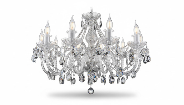 Klasický závěs lustru lampa světla křišťál nový český