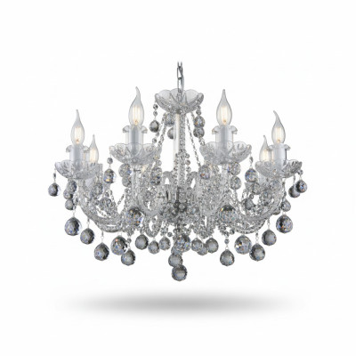 Baroque Style Tischlampe Kronleuchter Nachttisch Lichter Bohemia Glühbirne