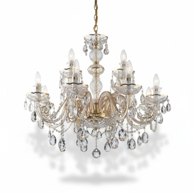 Klasický stropní lustr svítidlo lampa Bohemia osvětlení křišťál nový