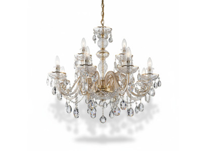 Klasický stropní lustr svítidlo lampa Bohemia osvětlení křišťál nový