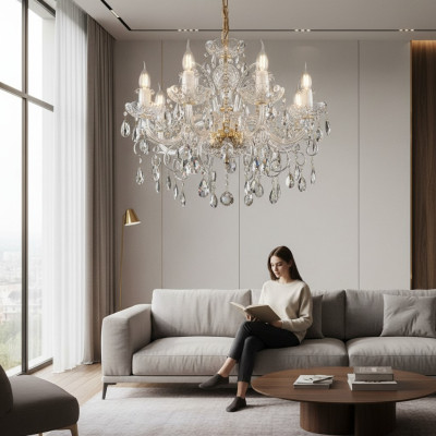 Noble Design Lampe Mit Kristallsteinen Kerzenständer Kronleuchter Lampen Deckenleuchten