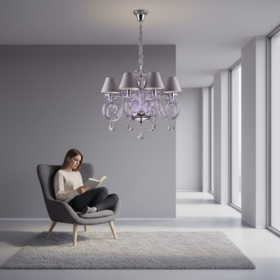 Cover Bohemia Moderní lustr Lampy Svitící lampa Křišťál Svícen devět