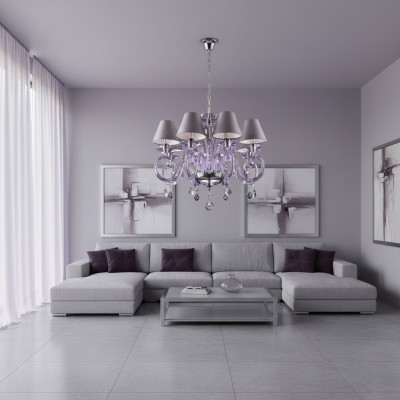 Cover Bohemia Moderní lustr Lampy Svitící lampa Křišťál Svícen devět
