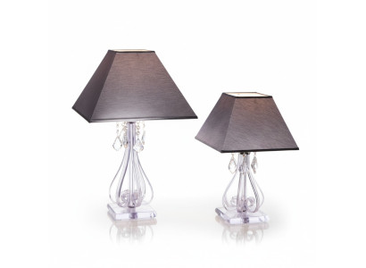 Leuchte Kristall Tischlampe Elite Bohemia Fuß Nachttisch Neu Büro
