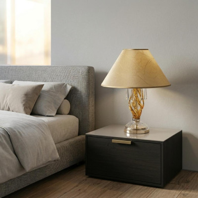 Kristalová lampa kancelářská lampa Stůl Elite Bohemia Nohy Noční stůl Nový