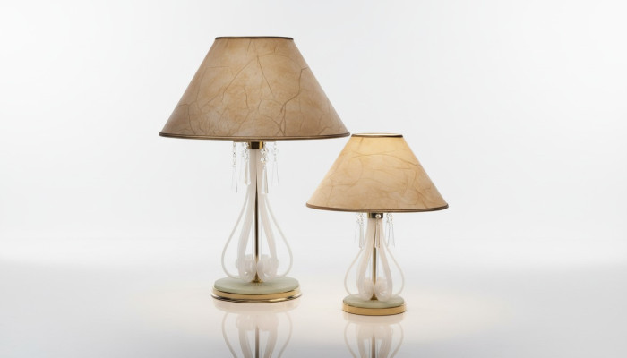 Klassische Tischlampen Stehlampen Leuchten Kristall-Lampen Neuware