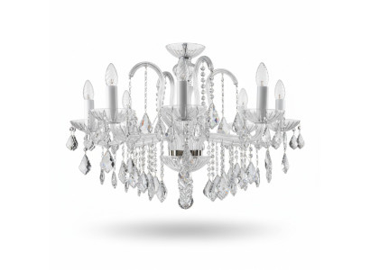 Kronleuchter Lampe Lampen Kristall Lichter Bohemia Deckel Kronleuchter