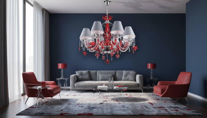 Kronleuchter Lampe Kristall Hängeleuchten Lampe Bohemia Deckenleuchte