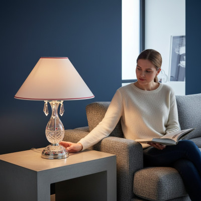 Klasická noční lampička stolní lampa Bohemia lampa stolní svítidlo