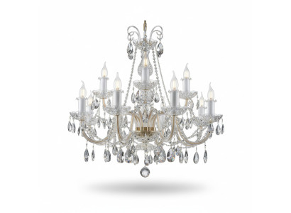 Lampa Vyhřezlé Lustr Světla Strop Svítidla Bohemia Crystal
