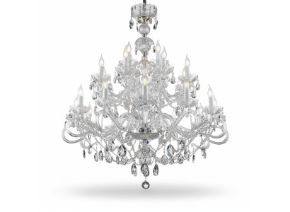 Křišťálová lampa Lustr Věšáková lampa Bohémia Stropní lampa