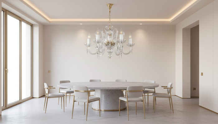 Křišťálový lustr Lampa z Bavorského lesa Stropní lampa Nástěnná lampa
