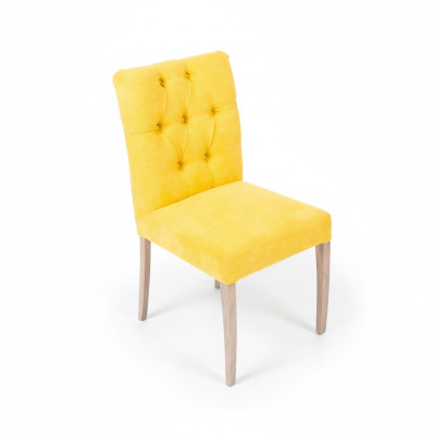 Návrhář žlutých židlí Chesterfield sestava židle x2-ka