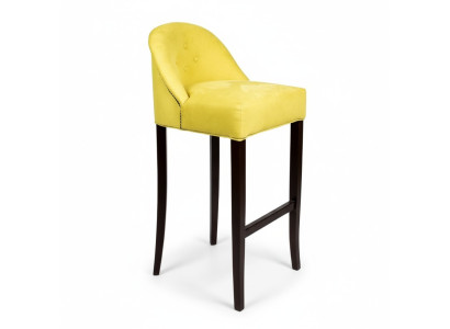 Žlutý Chesterfield Barový stolička Moderní Jednosed Luxus Lounge Nábytek
