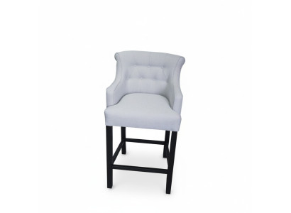 Grauer Barhocker Barstuhl Designer Stoff Design Loungestühle 8er Set
