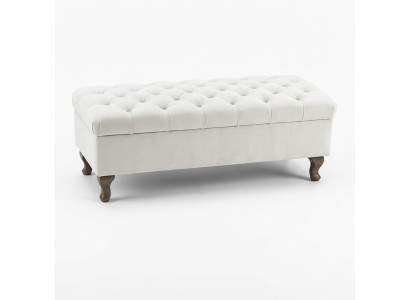 Hocker Chaiselounge Fußhocker Beistellhocker Sitzbank Chesterfield