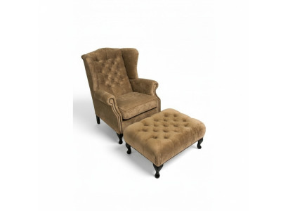 Hocker Beistell Bank Fußhocker Beistellhocker Ottomane Sitzbank Chesterfield