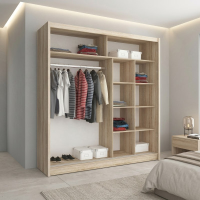 Mehrzweck Regale Schrank Regal Aufbewahrungs Kleiderschränke 200cm
