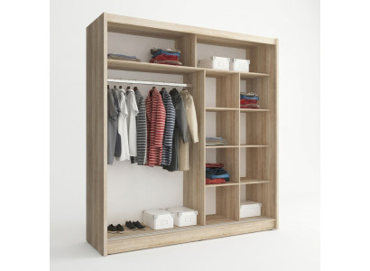 Mehrzweck Regale Schrank Regal Aufbewahrungs Kleiderschränke 200cm