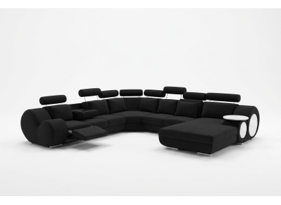 Sofa Designer obývací sestava U-formátová sedací souprava rohová pohovka s USB čalouněný nábytek sedací soupravy sofistikace