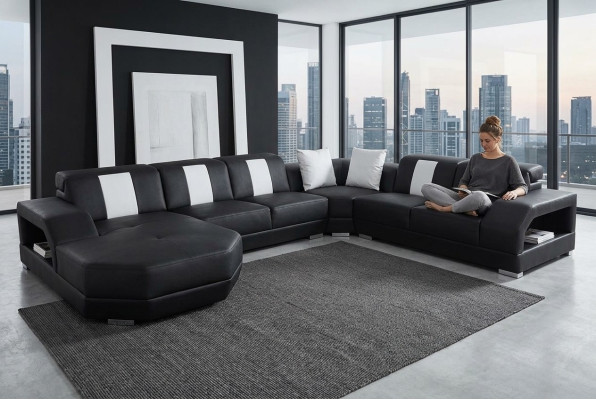 Objevte nadčasovou eleganci Naše moderní U-fofomová pohovka Moderní design