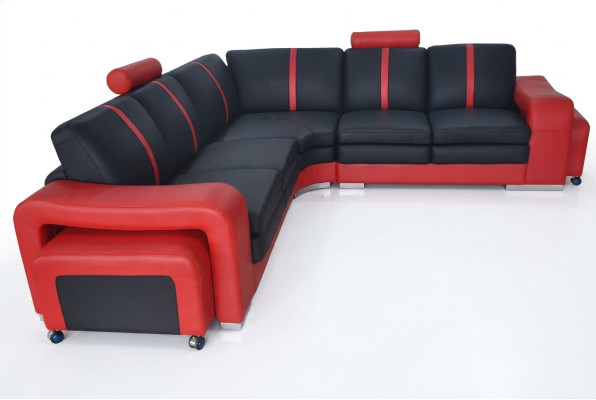 Design rohová sedací souprava s USB polštáři Sedací souprava moderního nábytku Nové gauče