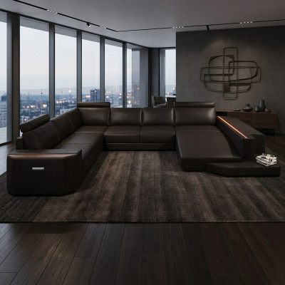 Elegantes U-förmiges Polstersofa Modernes Design für stilvolle Wohnräume