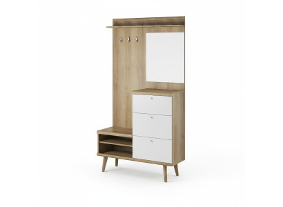 Garderobe Garderobenset Flur Garderoben Dielen Set Aufbewahrung